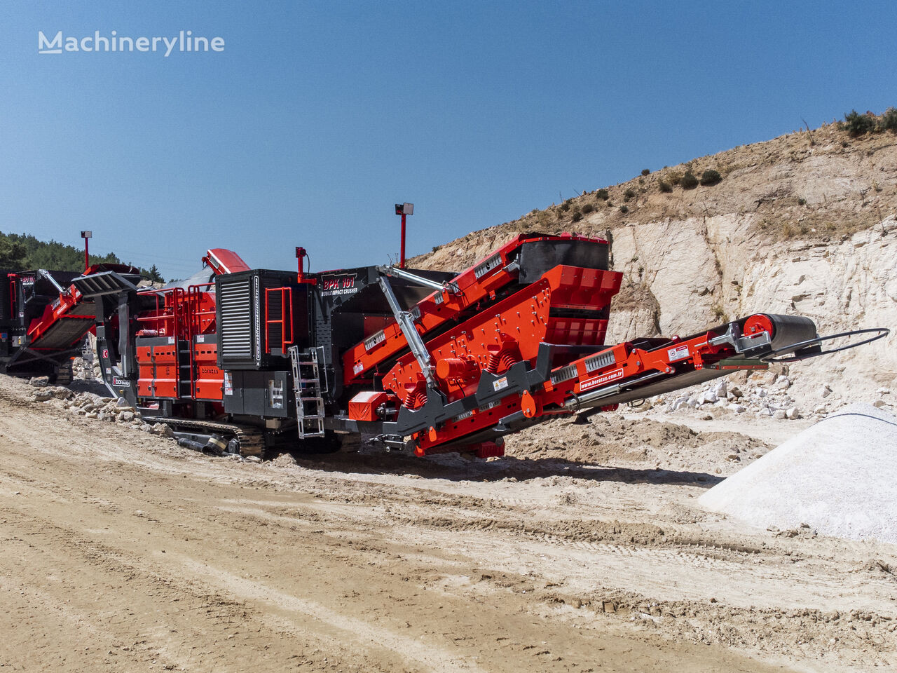 new Boratas BPK 101 horizontal shaft impact crusher