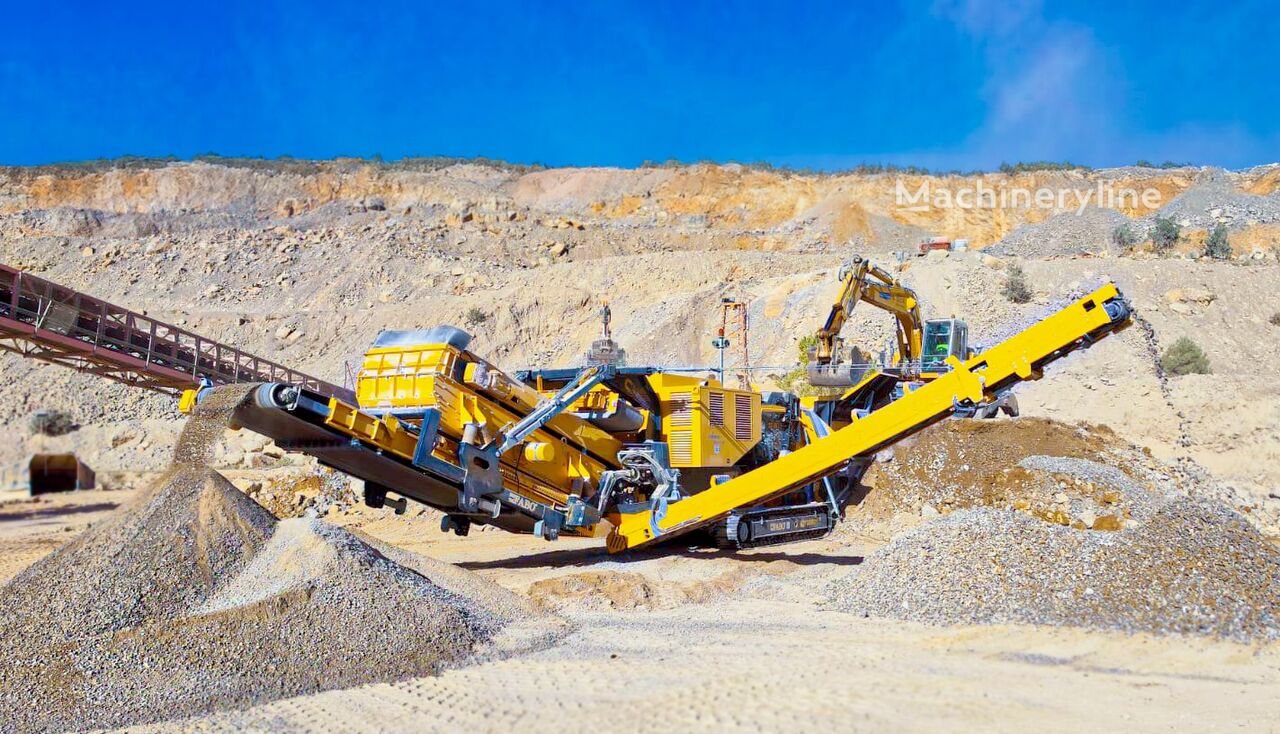 Новая горизонтальная ударная дробилка Fabo FTI-110s Mobile Impact Crusher with Vibrating Screen - Machineryline
