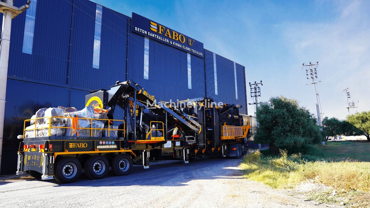 new FABO MDMK-03 SERIES 250-350 TPH MOBILE CRUSHING & SCREENING PLANT horizontal shaft impact crusher