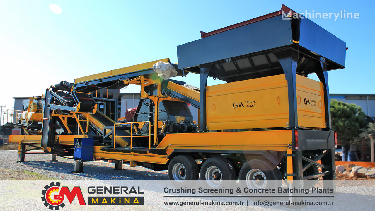 concasor cu impact orizontal General Makina Mobile Tertiary Crusher Plant nou