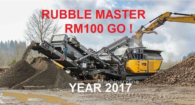 Kruszarka udarowa z poziomym wałem Rubble Master RM100GO ! - Machineryline