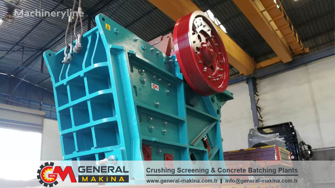 General Makina 500 TPH Jaw Crusher baru