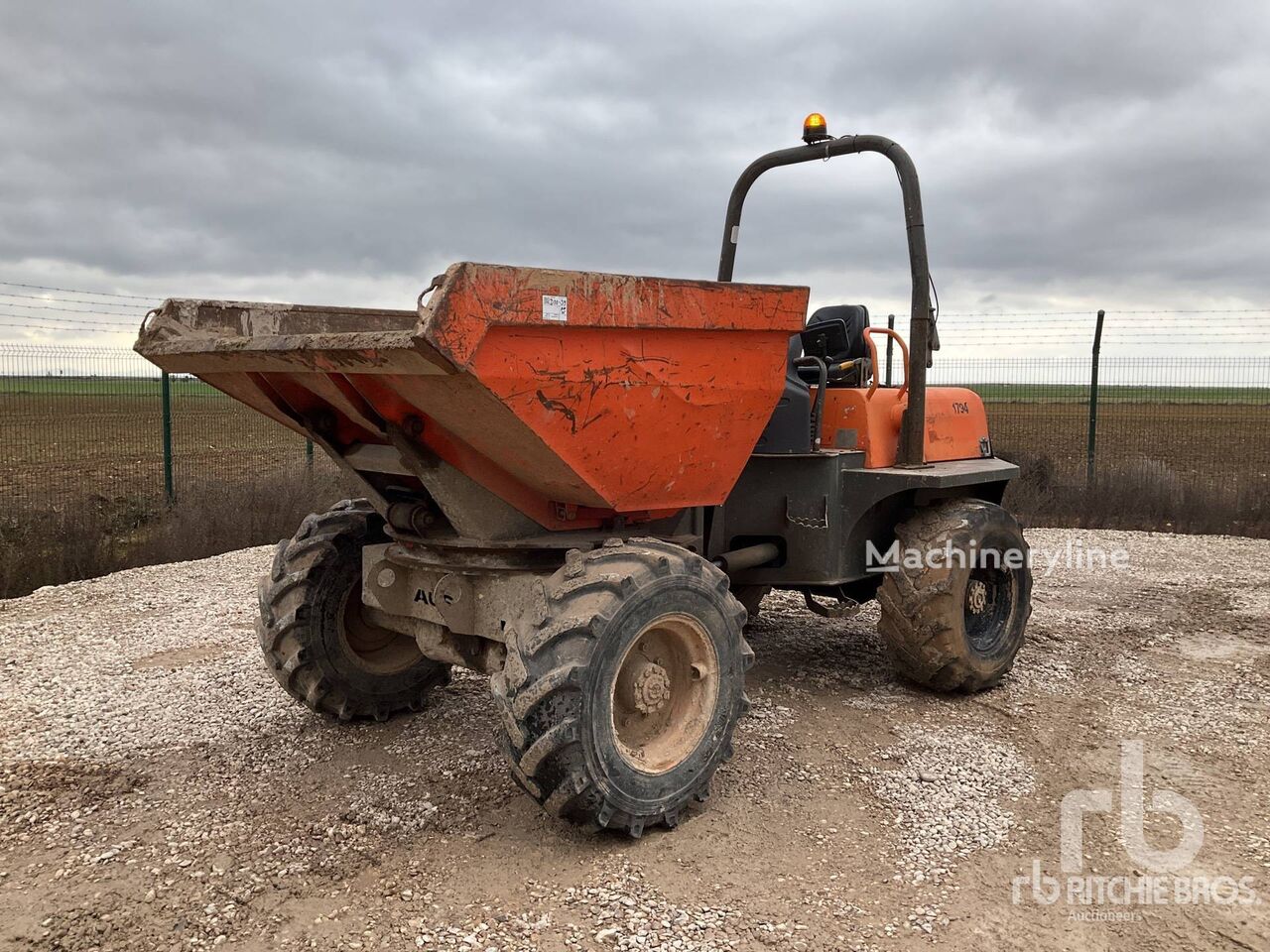 Ausa D600APG X4 4x4 Swivel mini dumper