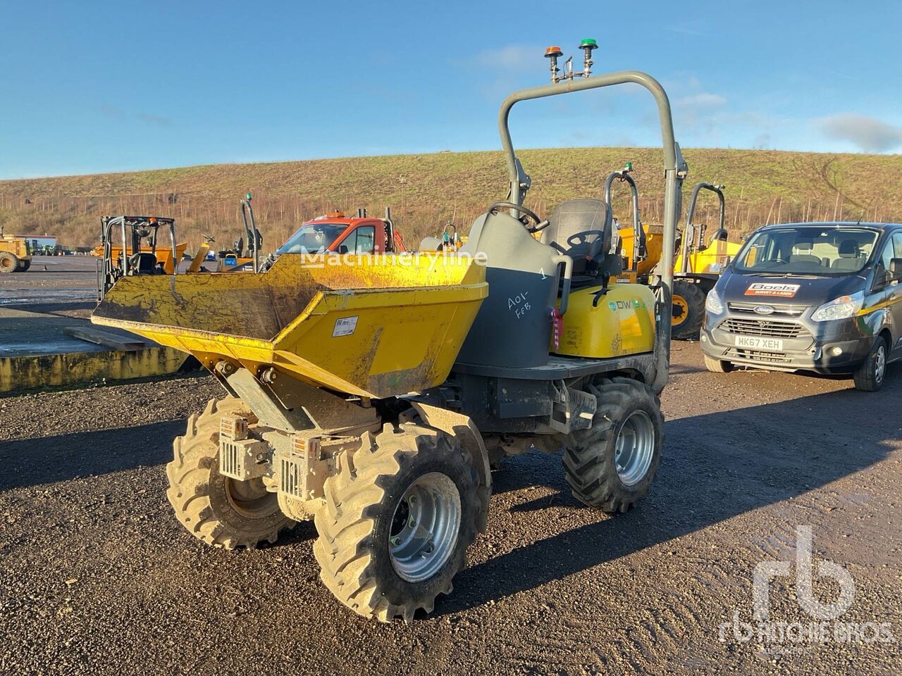 Wacker Neuson DW15E 1.8 ton 4x4 Swivel Electric (In minidumpperi