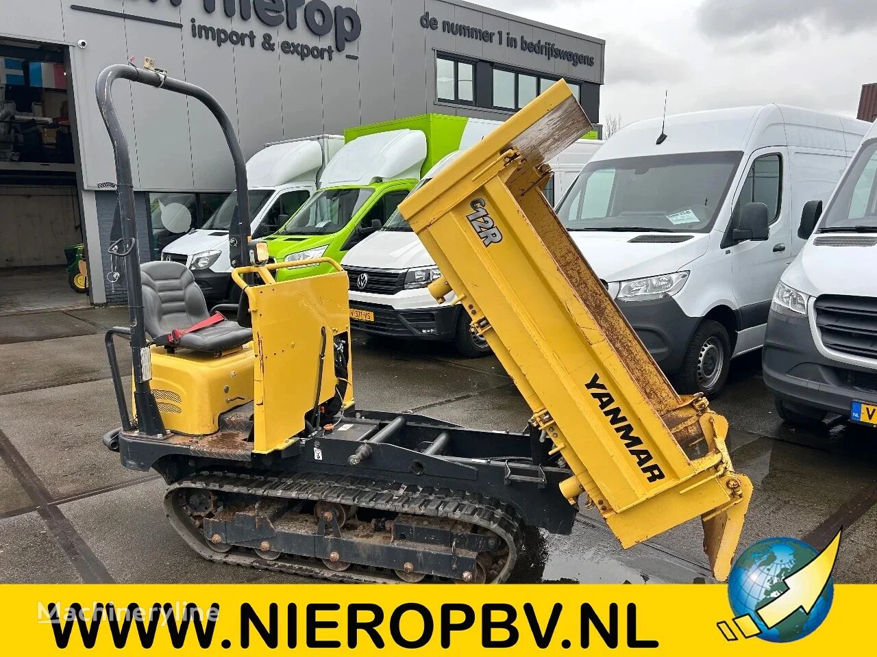 Yanmar C12R-C Rups Dumper 3 Zijdige Kipper 2022 350 Uur ! minivolquete