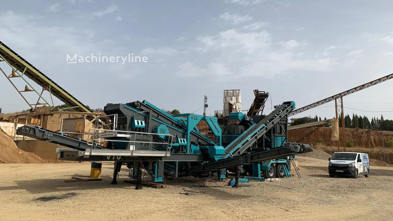 new Constmach 100-150 tph Mobile Sand Making Plant | Portable VSI Crusher mobile crushing plant