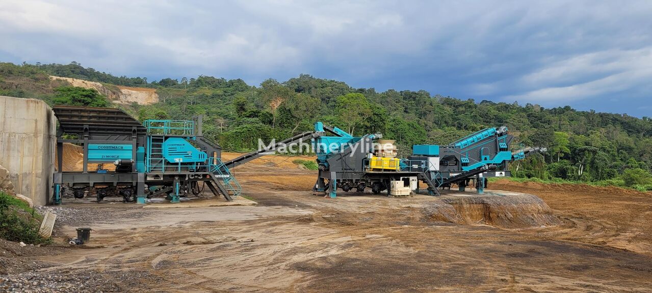 jauna Constmach 250-300 Ton Capacity Mobile Hard Stone Crusher (Mobile Crusher) mobilā drupināšanas iekārta