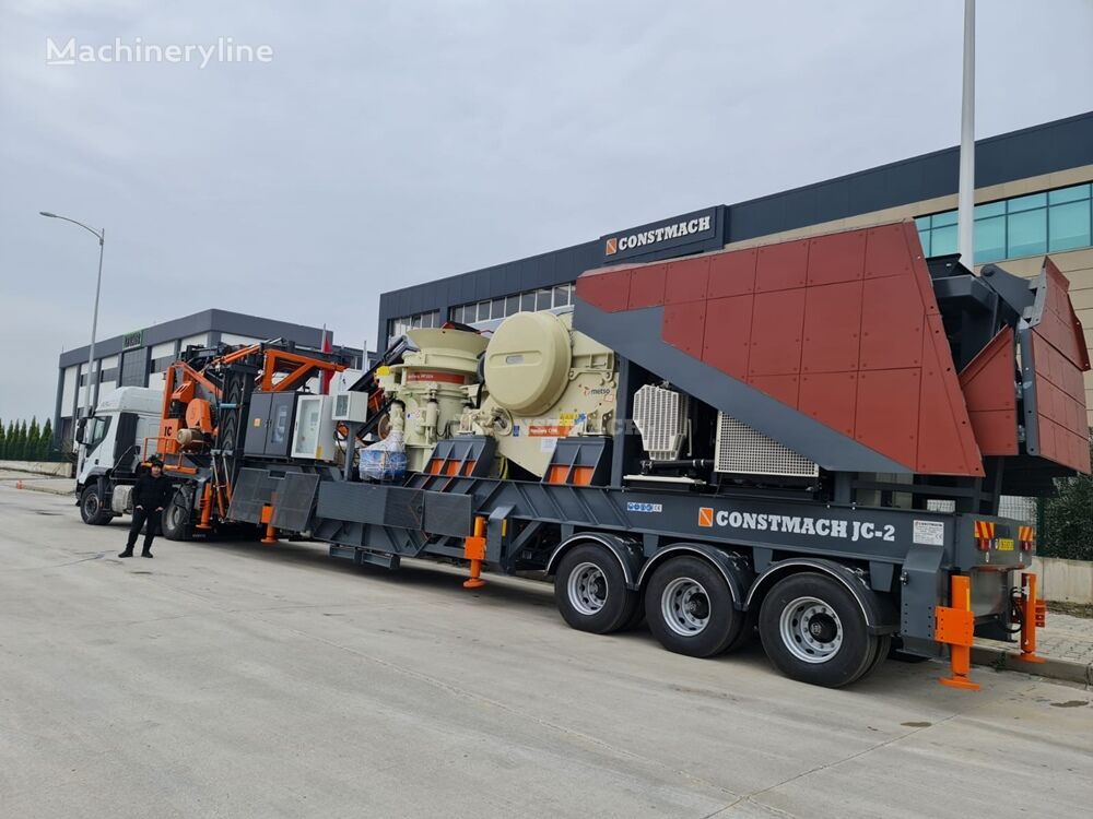 novo Constmach Mobile Jaw Crusher 60-80 T/S (Granite, Basalt, Gabro Crusher) mobilna postrojenje za drobljenje