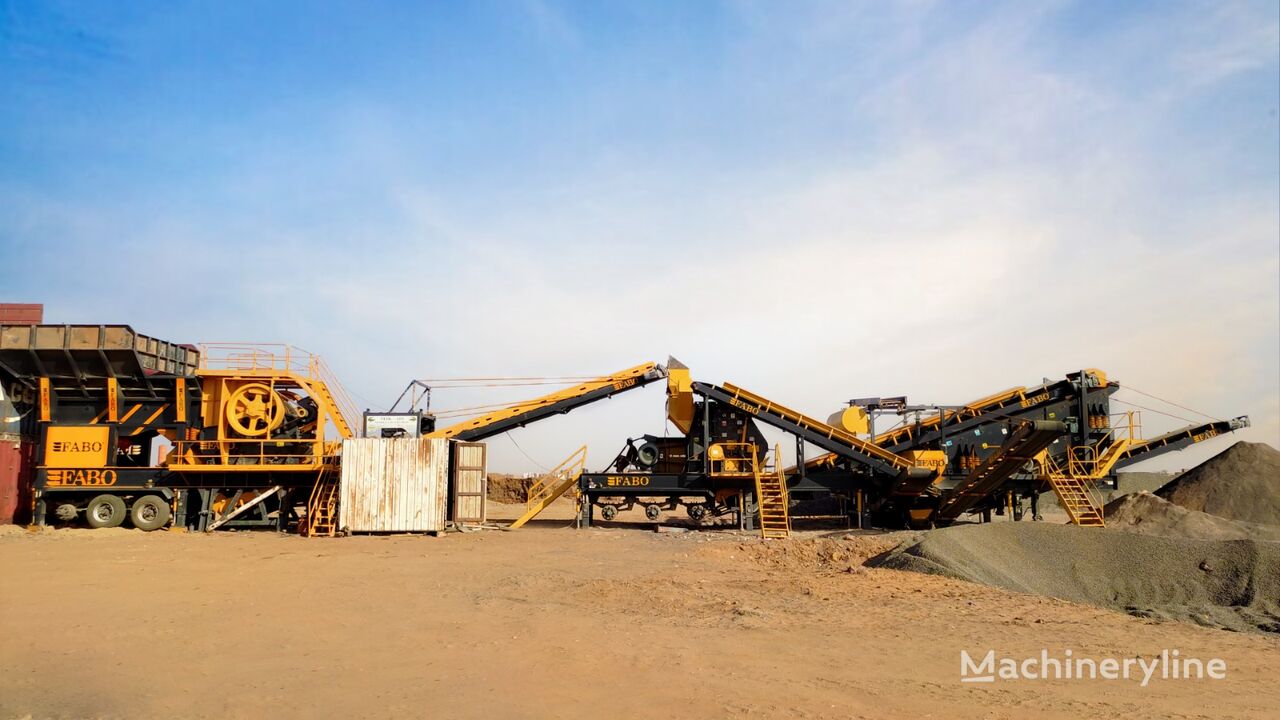 uus mobiilne purusti FABO MCK-110 MOBILE CRUSHING & SCREENING PLANT FOR HARDSTONE | STOCK