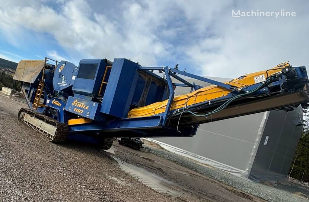 Fintec 1107 * Sandvik QJ330 *org. 1 853 hrs * jaw crusher planta trituradora móvil