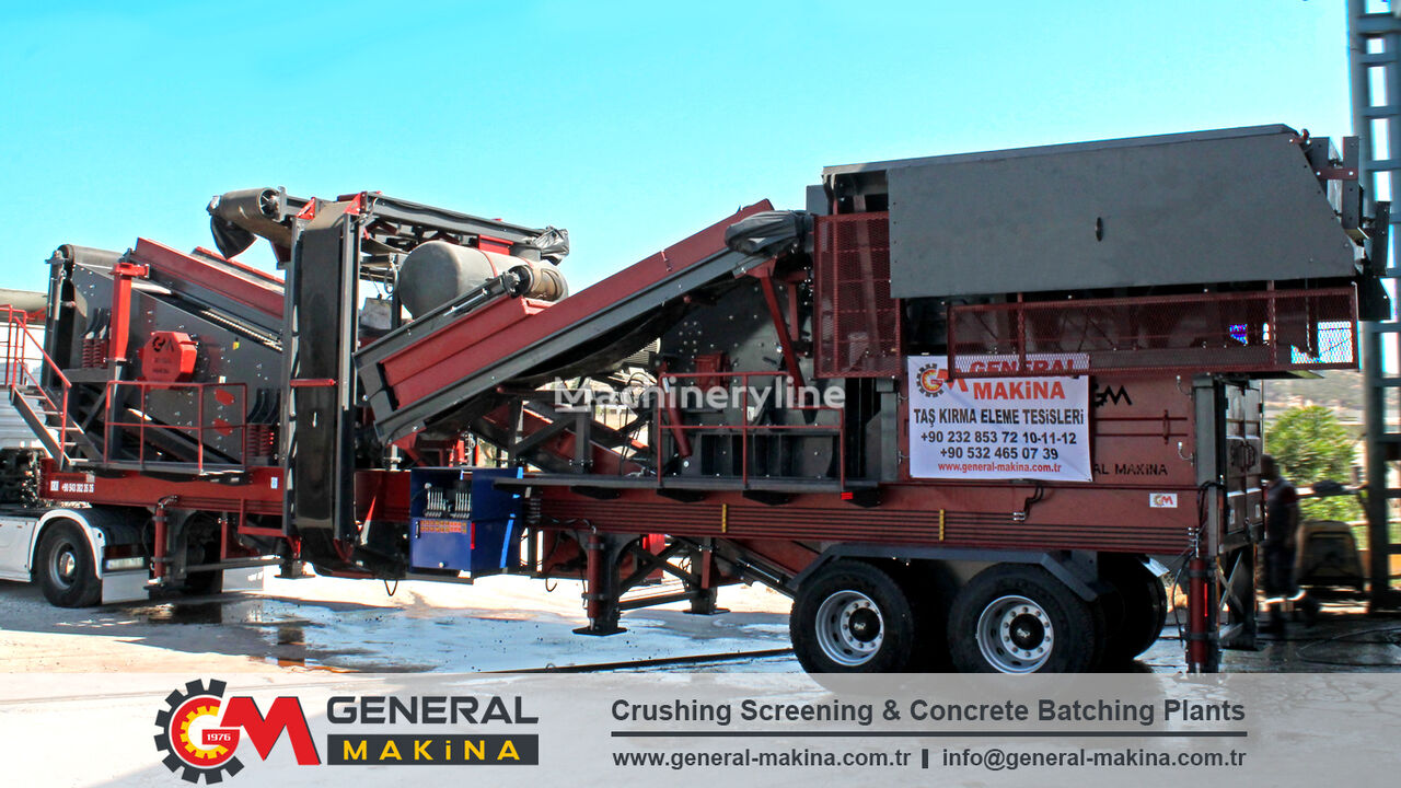 ny General Makina GNR800 Stone Crusher mobilt knuseanlæg