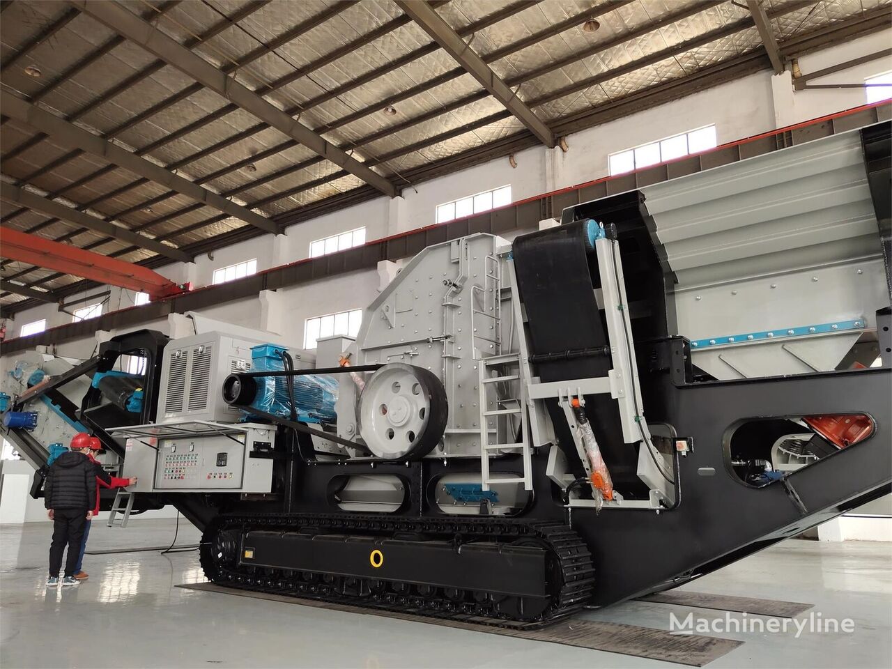 کارخانه سنگ شکن متحرک Kinglink KL3S2160F1315 Mobile Impact Crusher جدید