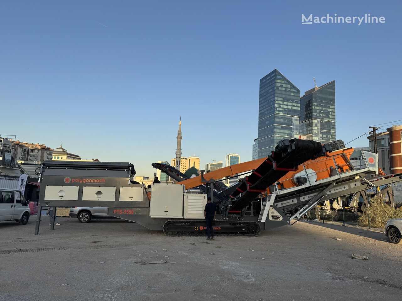 мобильная дробильная установка Polygonmach Track mounted VSI Crusher PTV800