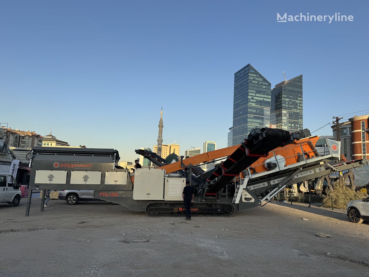 کارخانه سنگ شکن متحرک Polygonmach Track mounted cone crusher PTC300