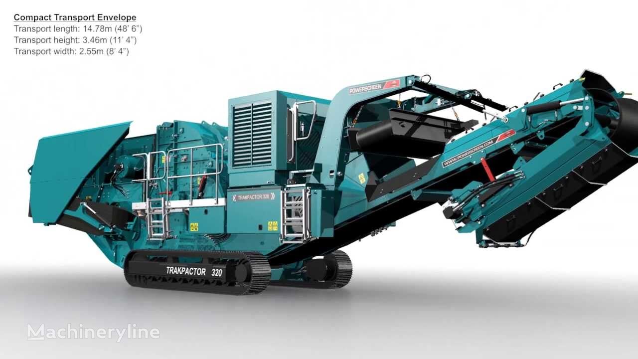 Powerscreen Trakpactor 320  planta trituradora móvil nueva