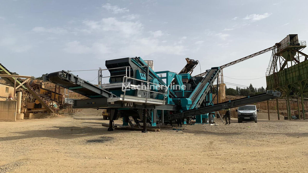 новая машина для производства песка Constmach 150 TPH Mobile Vertical Shaft Crusher (Mobile Sand Making Plant)