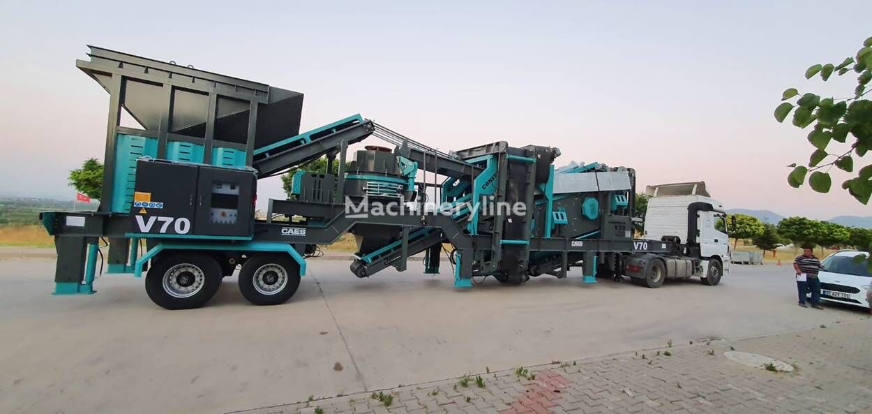 ny Constmach 200 TPH Mobile Vertical Shaft Crusher (Mobile Sand Making Plant) sandtillverkningsmaskin