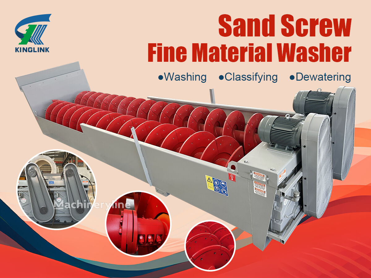 new Kinglink Fine Material Screw Washer | PSST 3625 Sand Screw sand washer