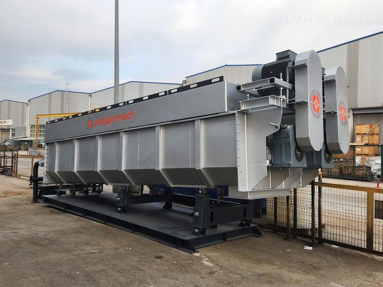 пескомойка Polygonmach 2400x7000mm double shaft/ blade mill 400 tph log washer