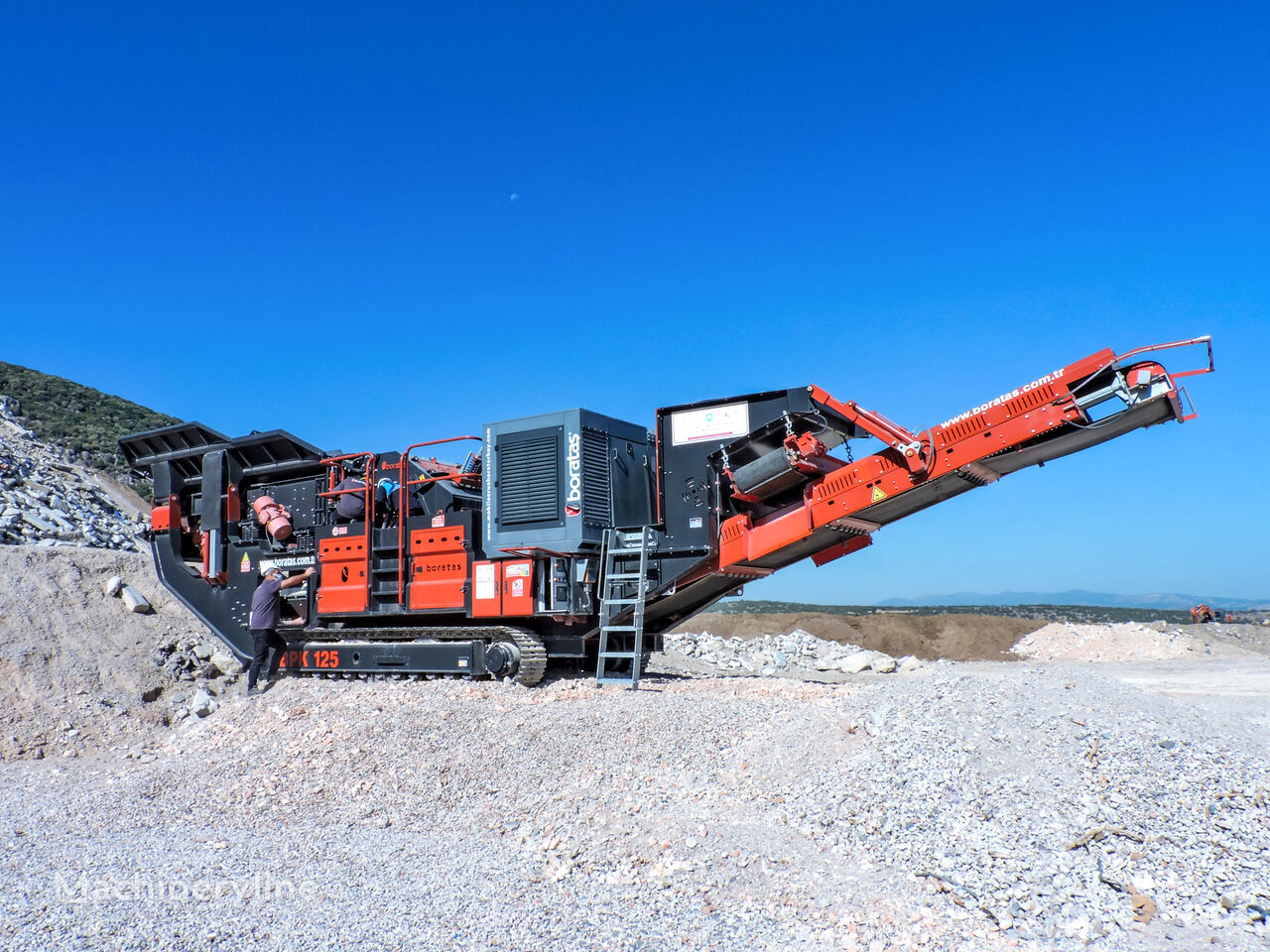 ny Boratas Mobile Impact Crusher BPK 125 Rocktrack – Tracked Hybrid stenkross