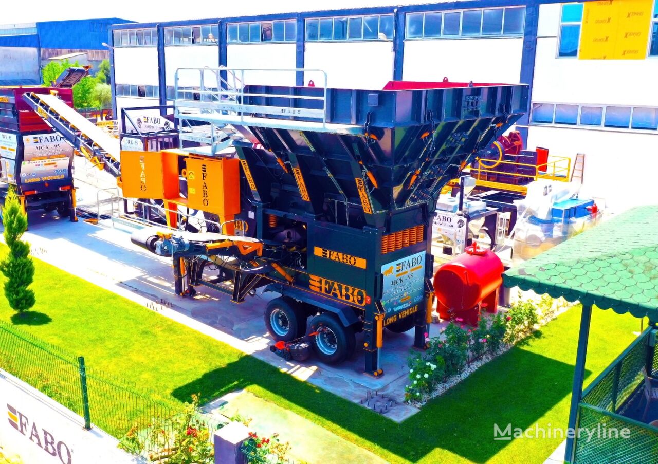 Concasseur à percussion à arbre vertical FABO MJK-90 SERIES 120-180 TPH MOBILE JAW CRUSHER PLANT | STOCK à vendre | Machineryline SN Concasseur à percussion à arbre vertical FABO MJK-90 SERIES 120-180 TPH MOBILE JAW CRUSHER PLANT | STOCK neuf - Machineryline