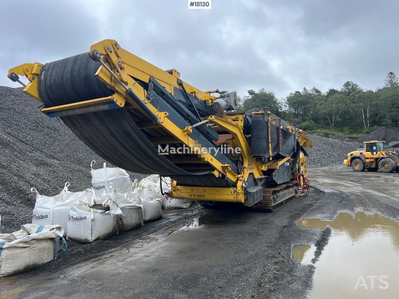 mesin pemilah getar Keestrack K6 sorting plant w/ diesel + electric operation