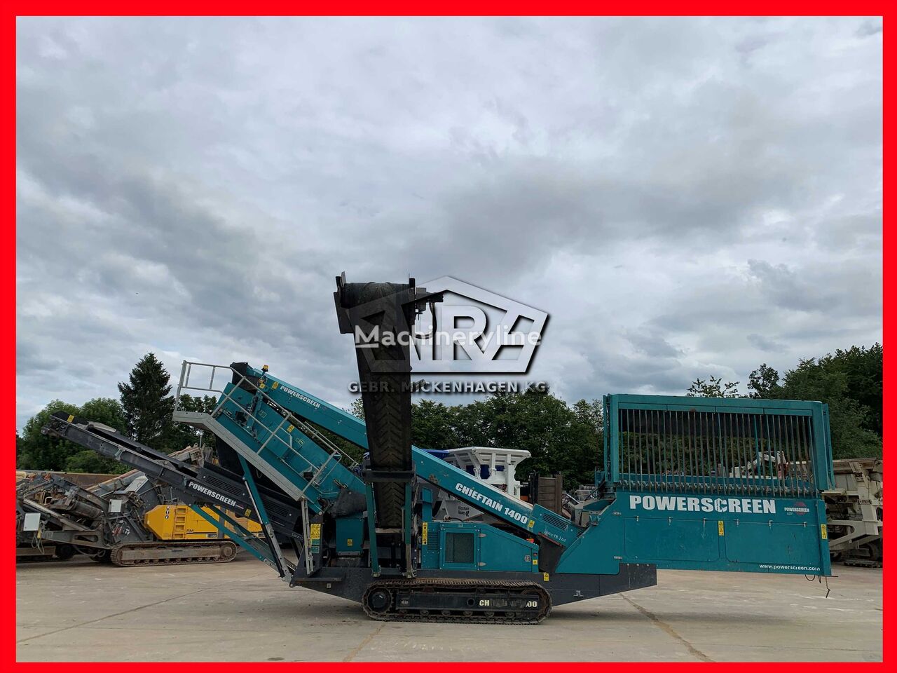 Powerscreen Chieftain 1400 criba vibratoria