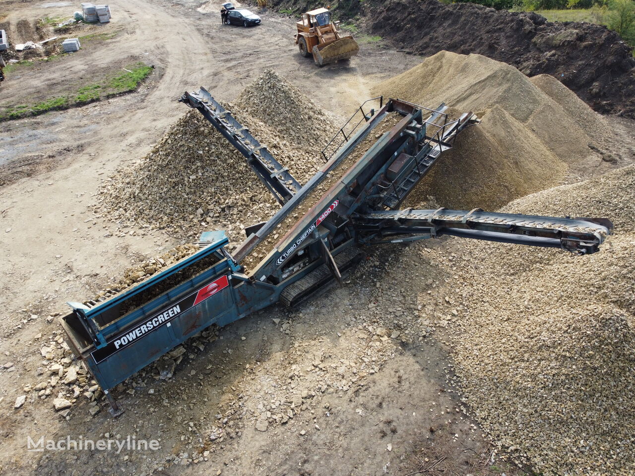 Powerscreen Chieftain 1400 vibrationssikt