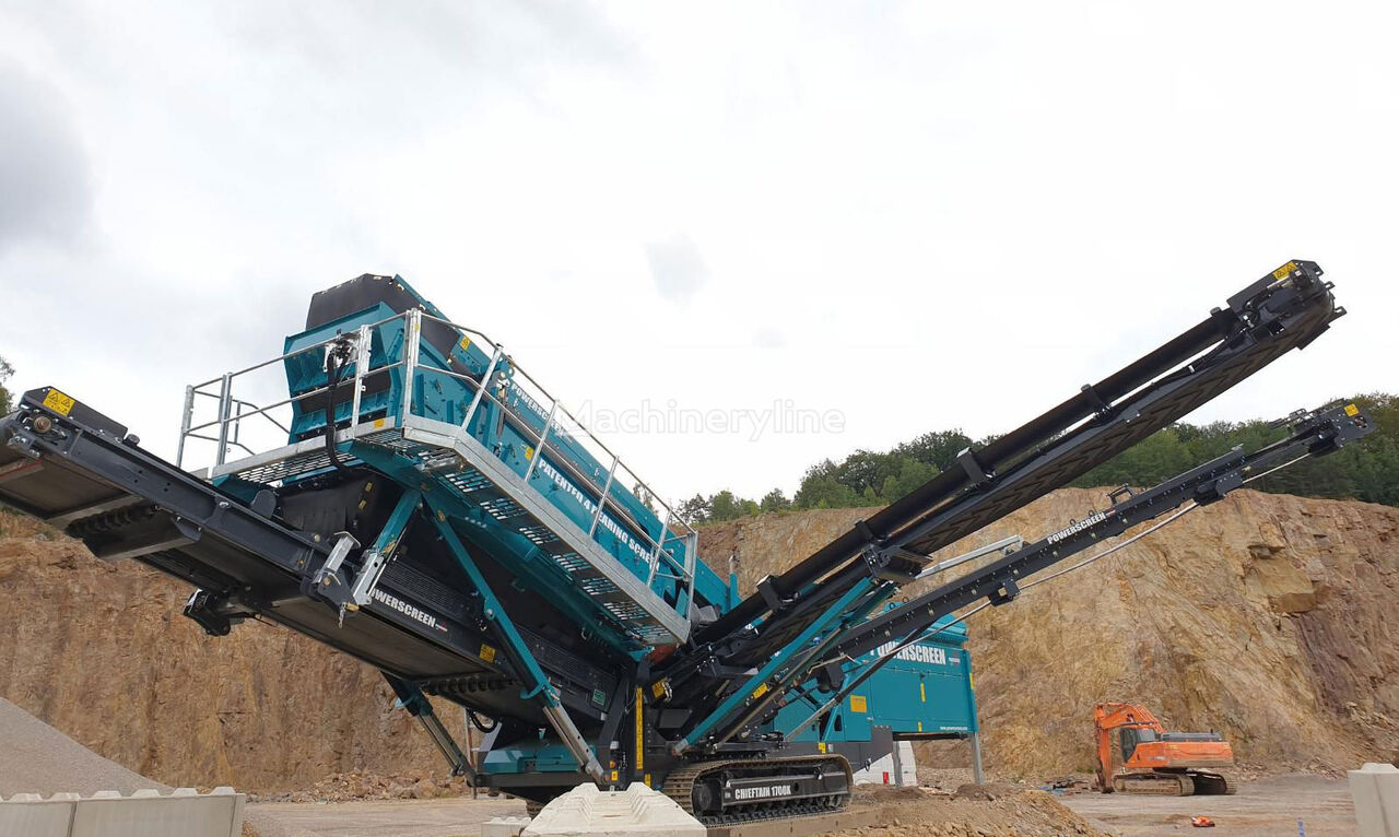 Powerscreen Chieftain 1700X trillende scherm