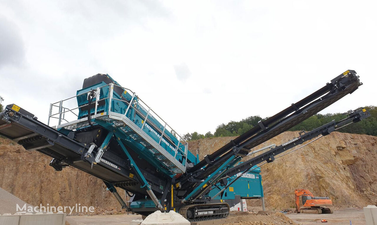 Powerscreen Chieftain 1700X 3D criba vibratoria