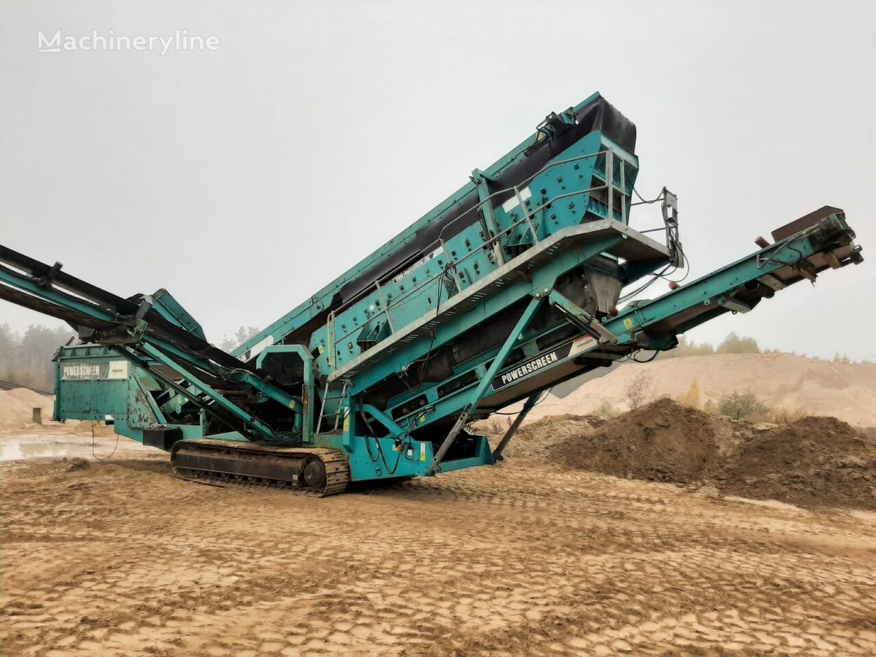 Powerscreen Chieftain 2100 vibrationssikt