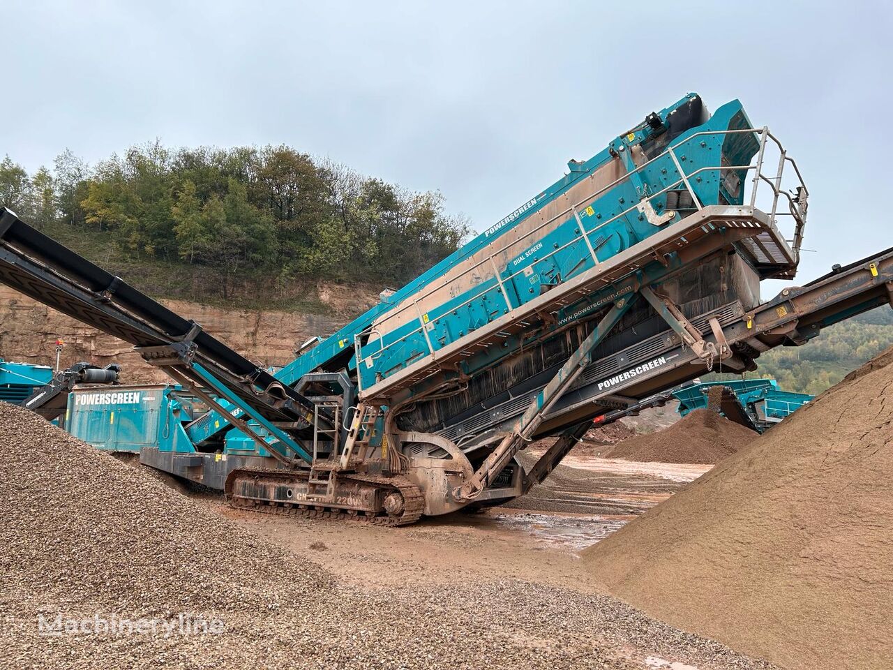 Powerscreen Chieftain 2200 vibrationssikt