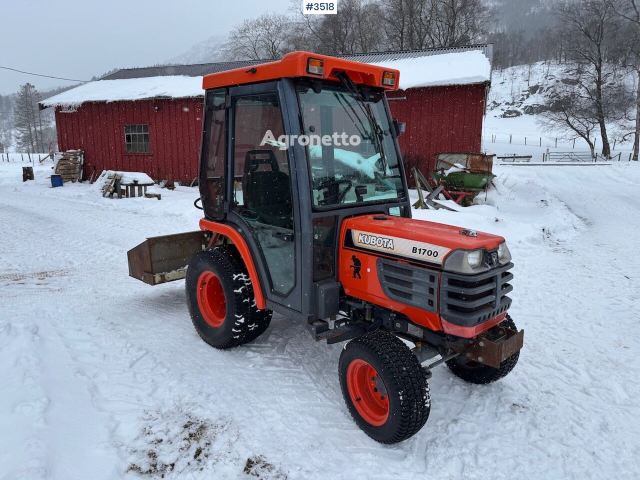 mototracteur Kubota B1700