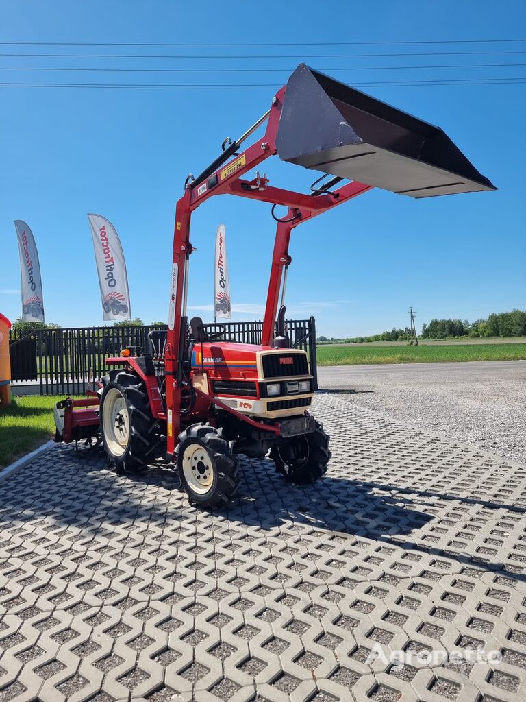 motorový traktor Yanmar F17 4x4 17KM z Glebogryzarka + Nowy TUR, 3 Sekcji, Euroramka