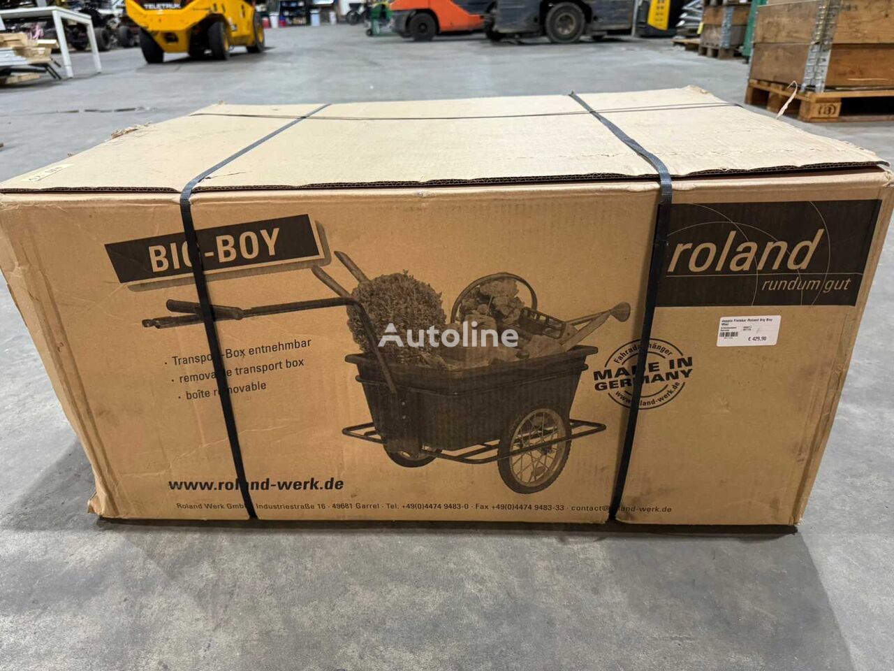 Roland Big boy motorcycle trailer