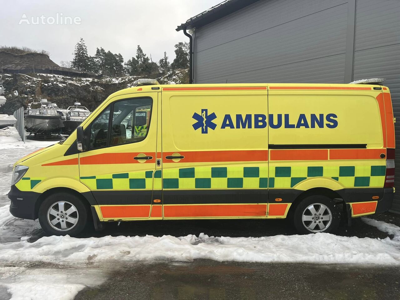 ambulans Mercedes-Benz Sprinter 319 3.0 ambulance / Krankenwagen / shvydka dopomo