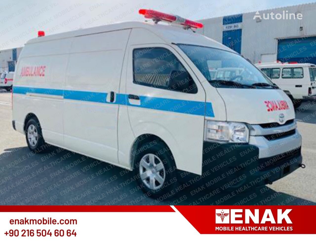 nowy ambulans Toyota HİACE AMBULANCE WİTH EQUİPMENT