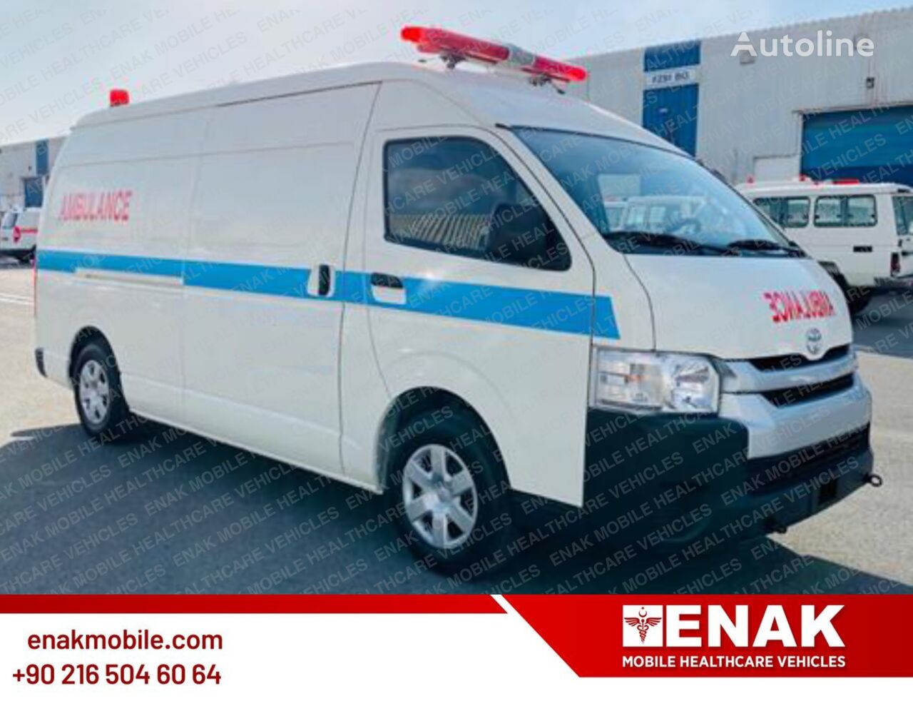 новая машина скорой помощи Toyota HİACE AMBULANCE WİTH EQUİPMENT