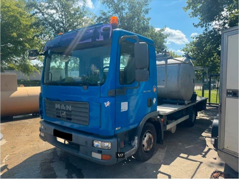 комбинированная каналоочистительная машина MAN  TGL 7.150 Vacuum truck - Toilet Cleaner