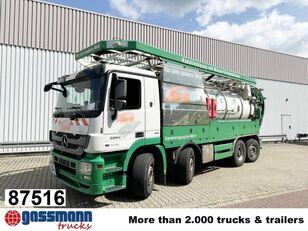 комбинированная каналоочистительная машина Mercedes-Benz Actros 3244 L 8x2/6, Assmann Saug- und