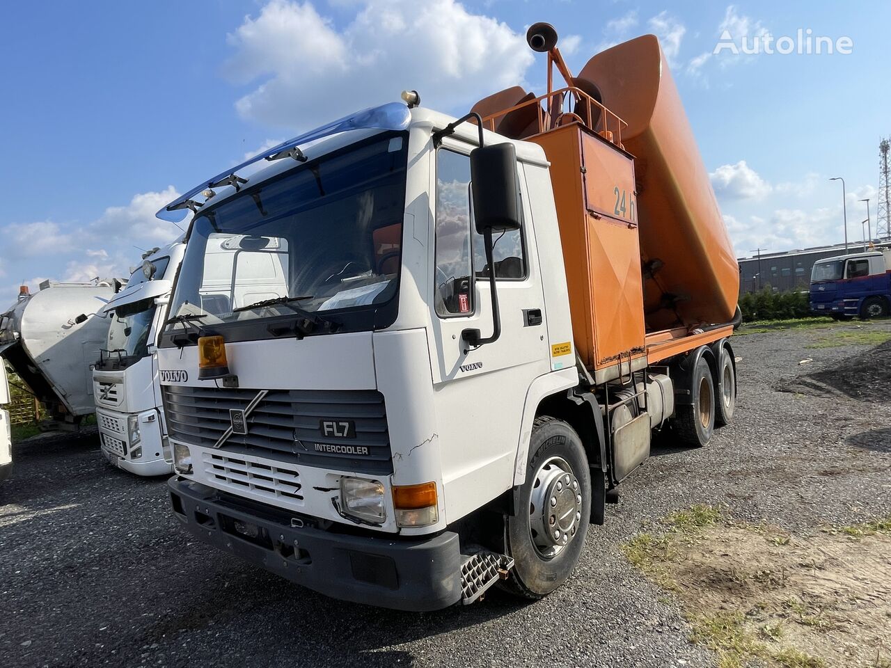 Volvo FL7 6x2 12000L kombine kanal temizleme aracı