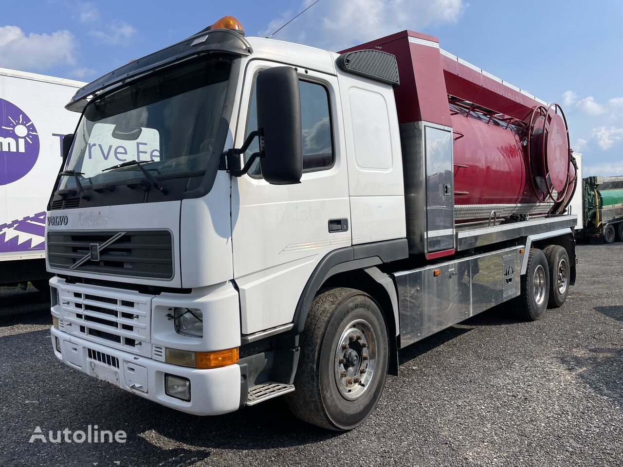 pojazd do czyszczenia kanalizacji Volvo FM380 Rostfree tank