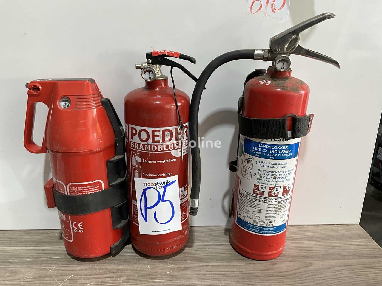 Gloria 2kg poeder fire fighting equipment