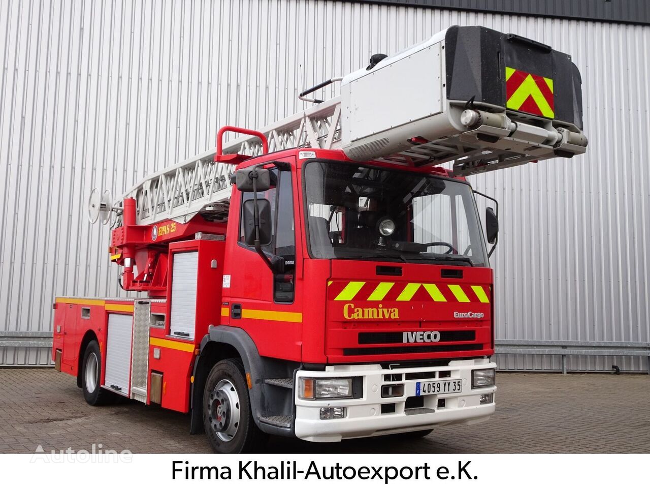 IVECO EuroCargo 120 E 18  fire ladder truck