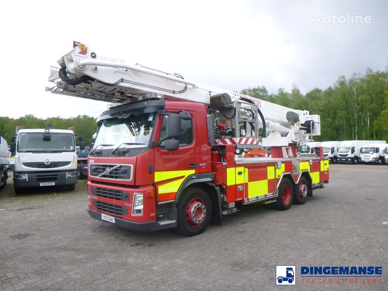 Volvo FM9 340 6x2 RHD Vema 333 TFL fire truck fire ladder truck