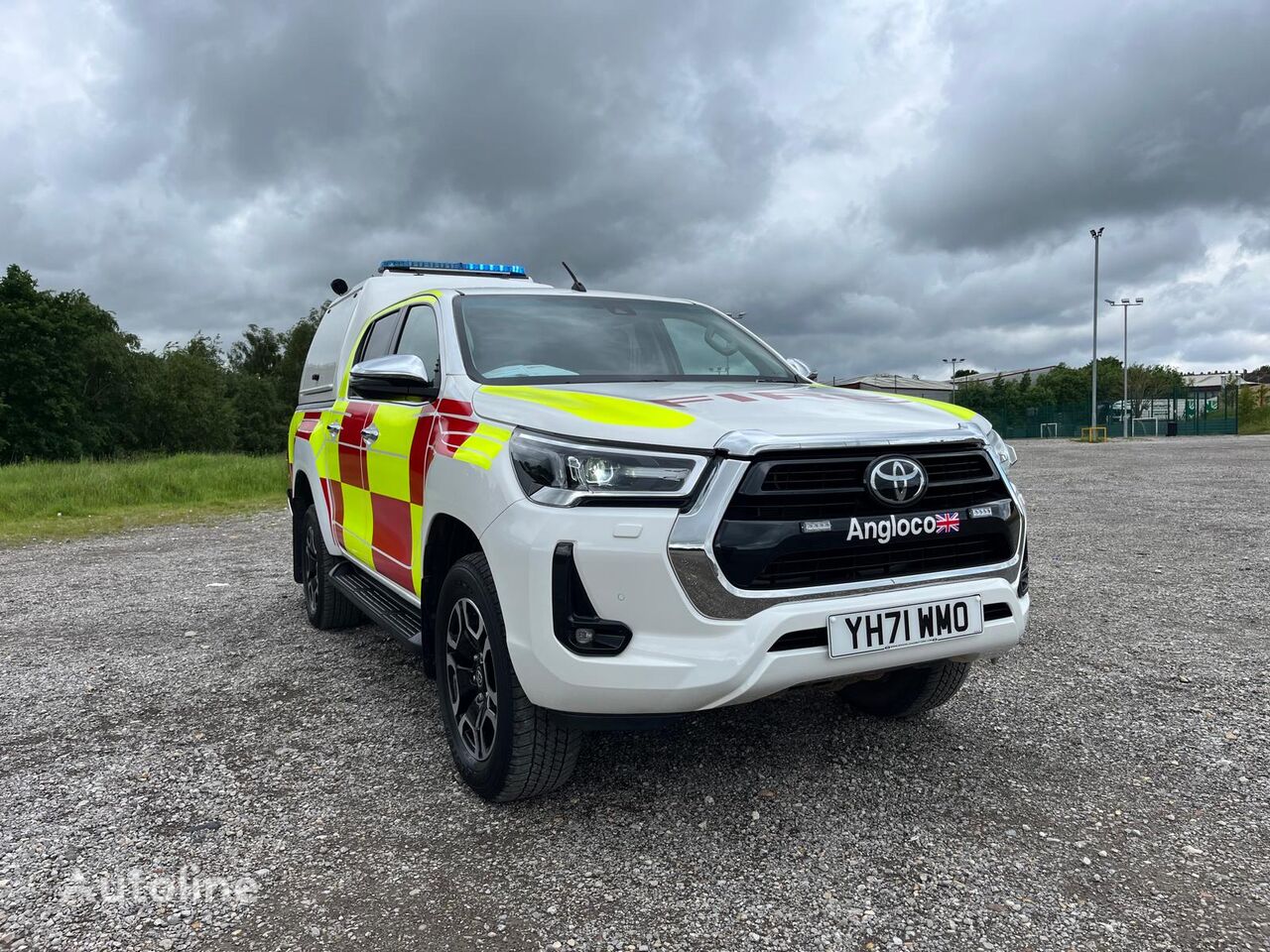 camion de pompiers Angloco Toyota Hilux RRWV