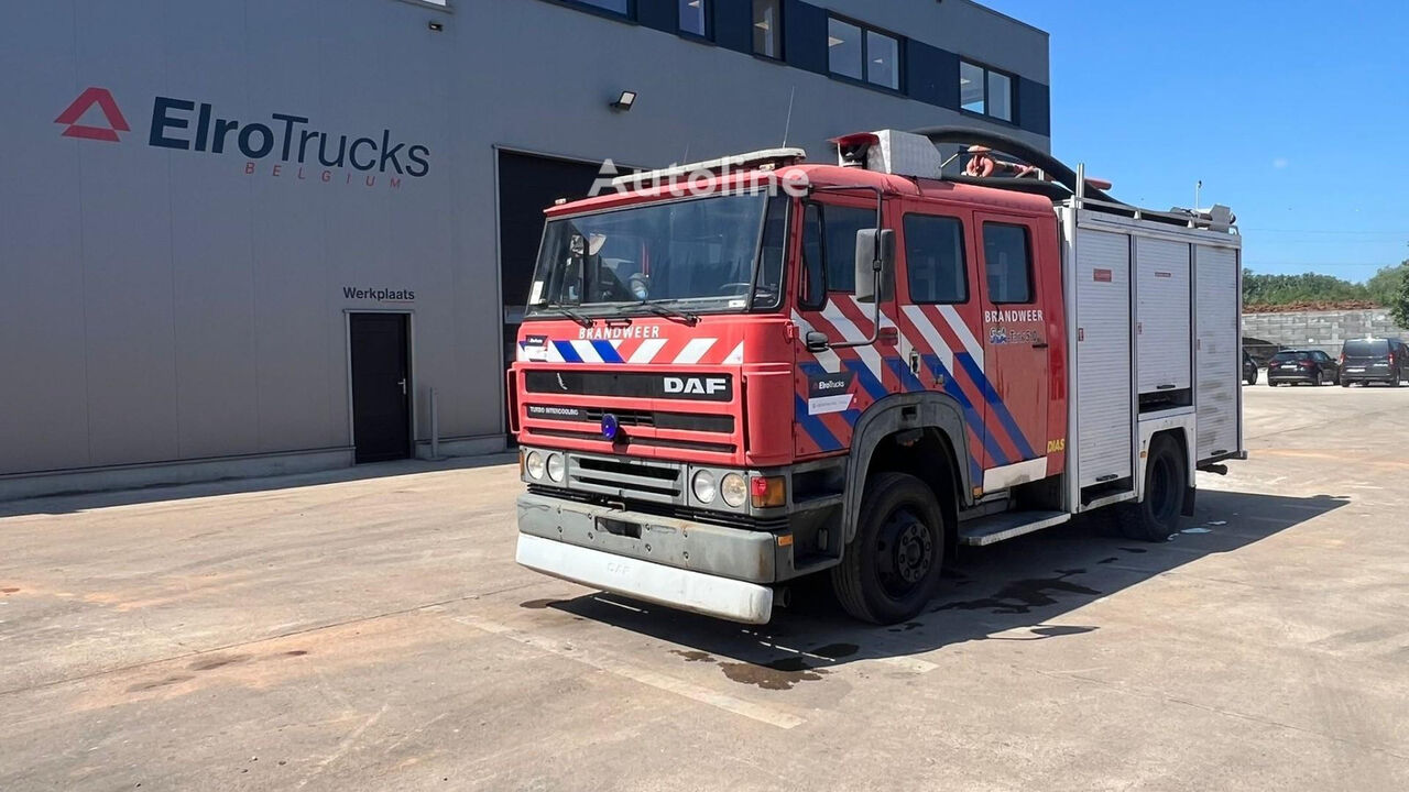 DAF 1700 ATI (FIRETRUCK / 60.000 KM / MANUAL PUMP / POMPE MANUELLE) fire truck - Autoline