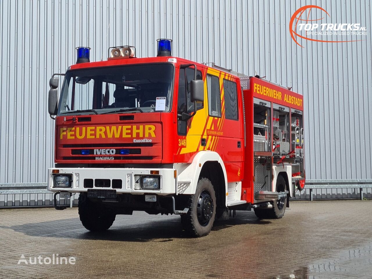 IVECO 135 E24 Euro Fire 4x4 -1600 ltr -Feuerwehr, Fire brigade - Exped 消防車