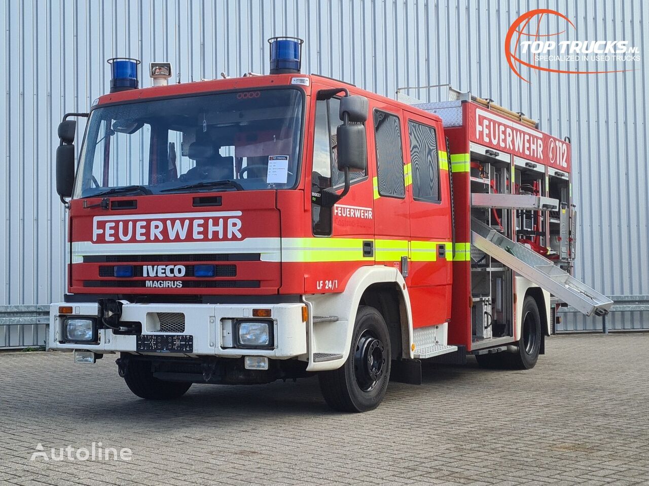 IVECO 150 E27 1.600 ltr watertank - Generator, Fire truck, Crewcab, Do camión de bomberos