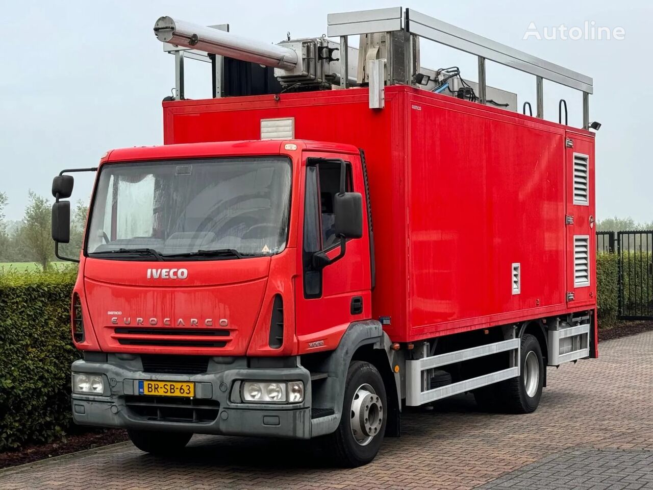 IVECO EUROCARGO 140E 24111 KM AIRCO ACHTERIN IDEAAL OM CAMPER TE BOUWE fire truck